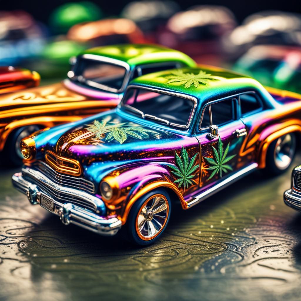 Marijuana Style Hot Wheels Lowrider Designs