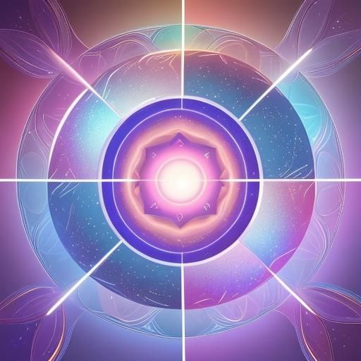 Shimmering 3D Sphere with Glittery Sparkles