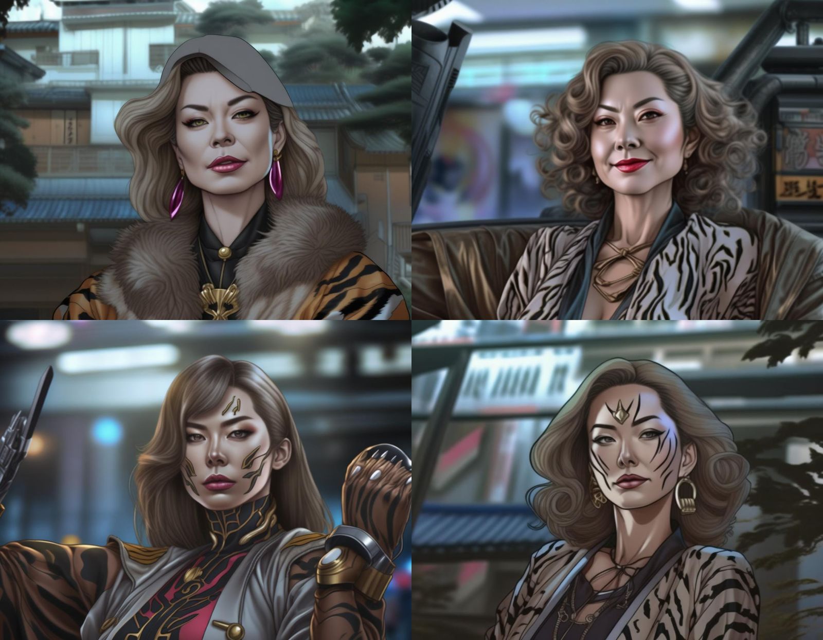 Anime Portrait: Super Sentai Villainess in Shinkiro Style