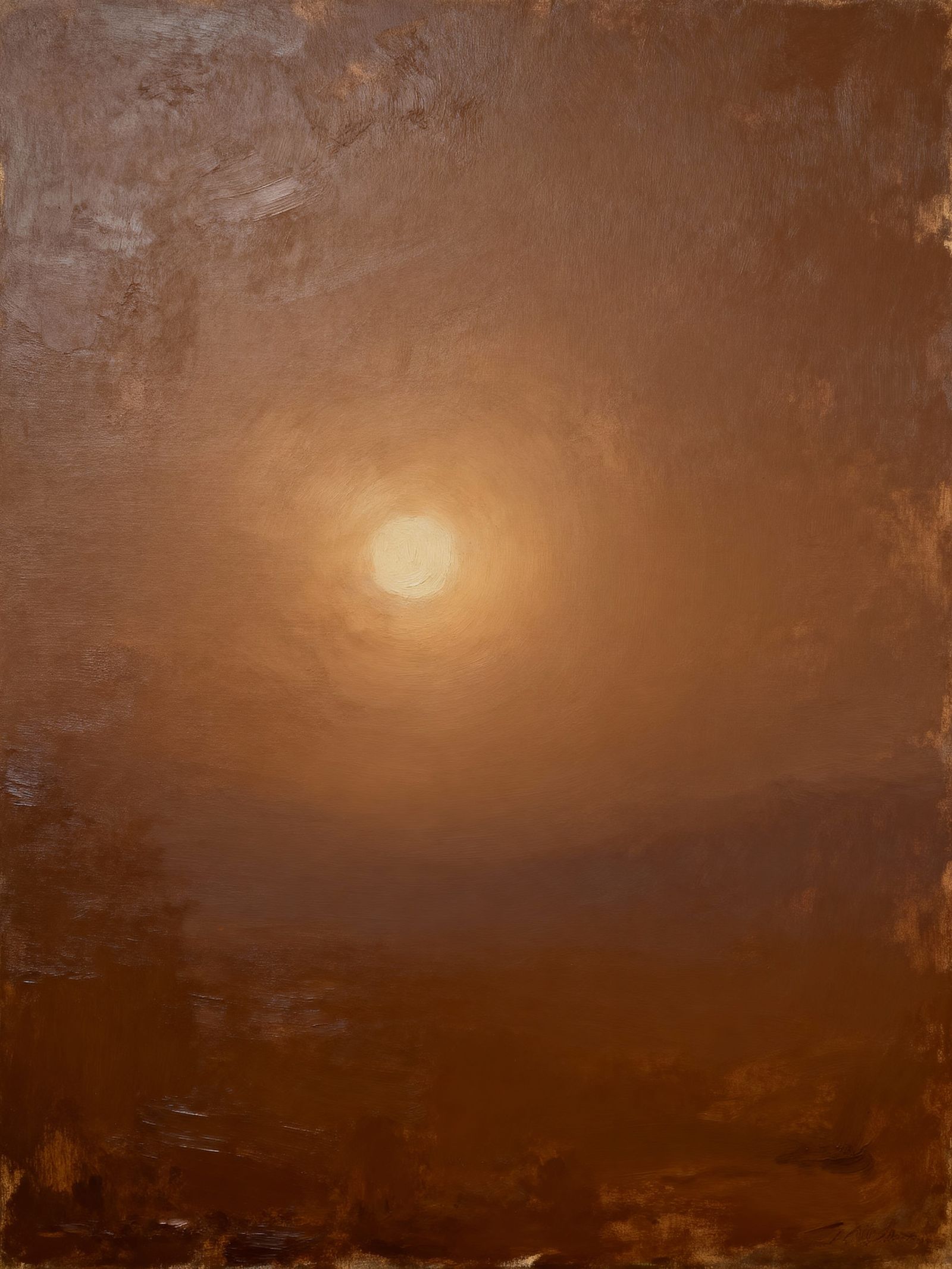 Elegant Mocha Brown Textured Background with Soft Inner Ligh...