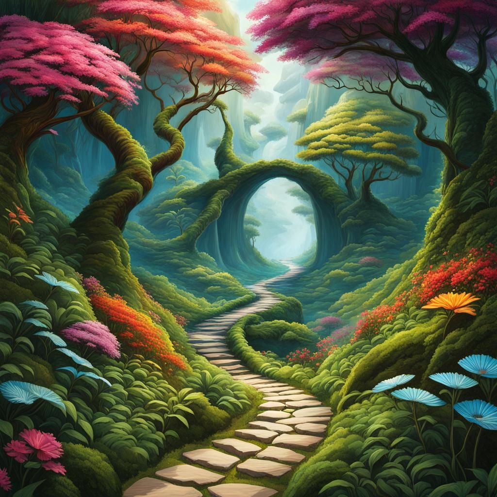 Enchanting Paths to Magical Realms: Fantasy Illustration