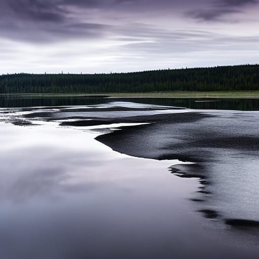 Milky Way Reflection over Lake Opeongo at Night