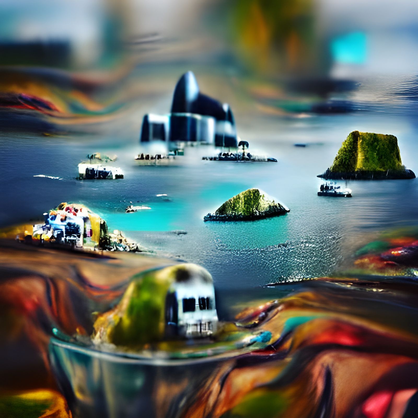Glass Islands in Corpse Ocean: Psychedelic Pop Art