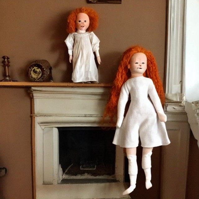 Creepy Possessed Ginger Doll Ready to Attack
