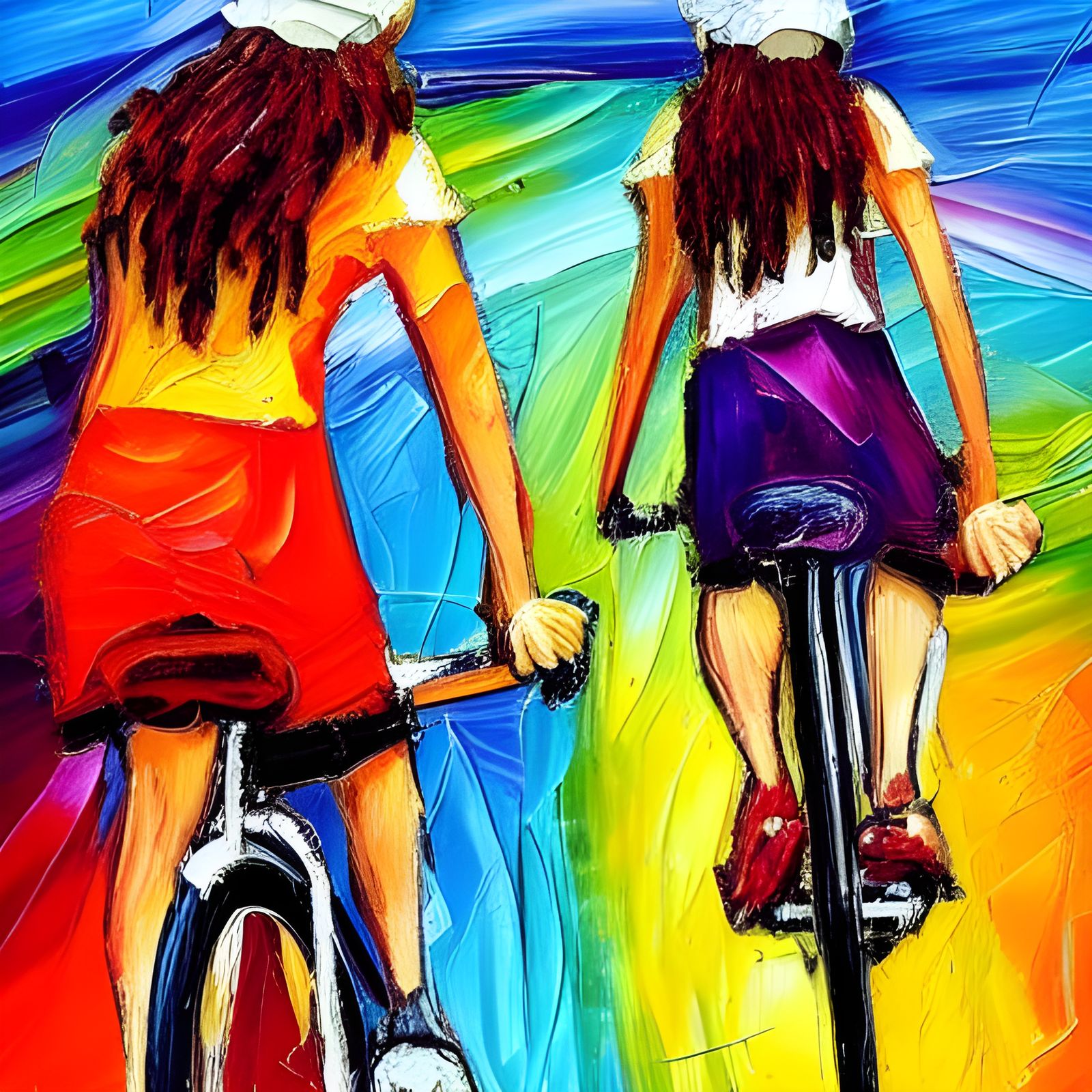 Ragazze in bicicletta