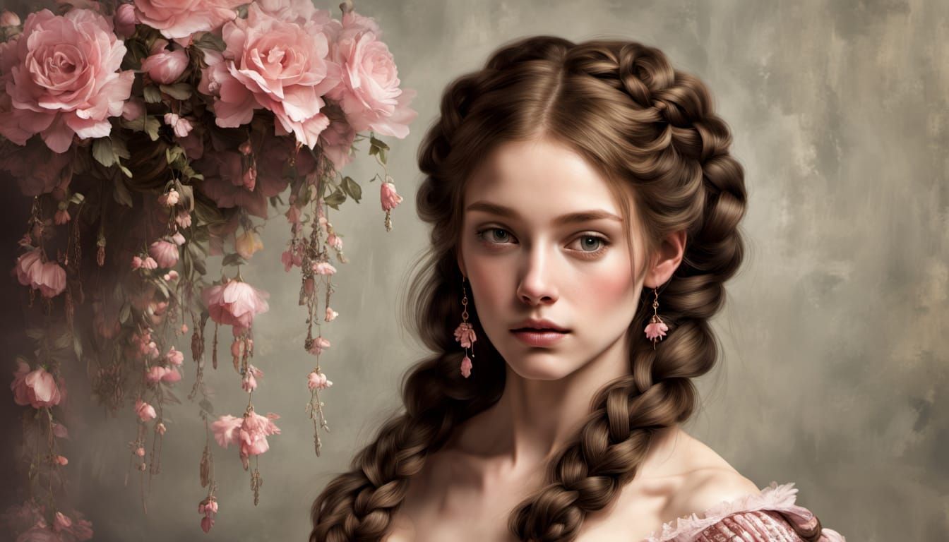 Supercute Woman with Keys in Vibrant, Dynamic Lighting