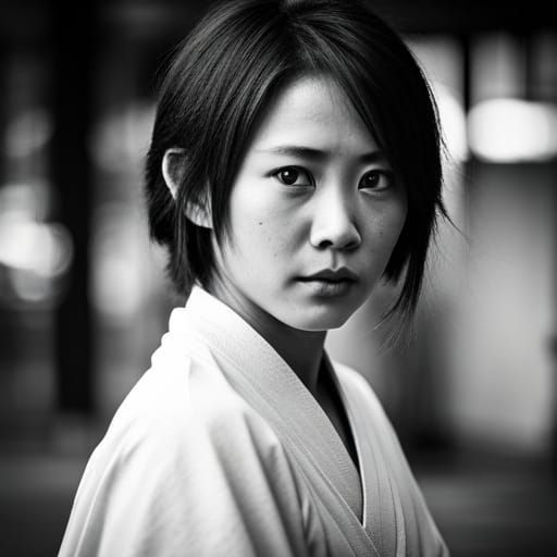 Nostalgic Image of Japanese Women in Ancient Kyoto