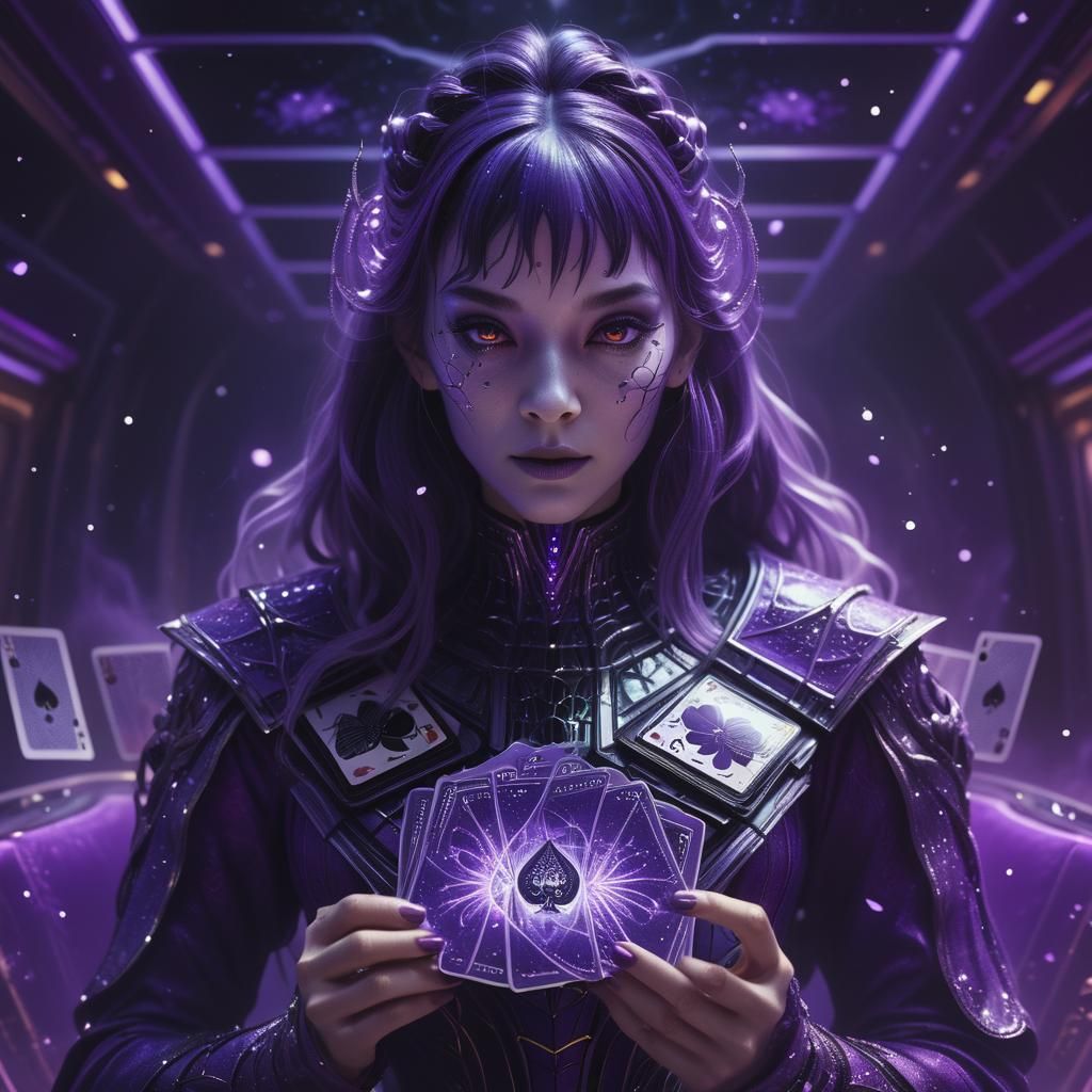 Interstellar Spider Queen in Spaceship Casino