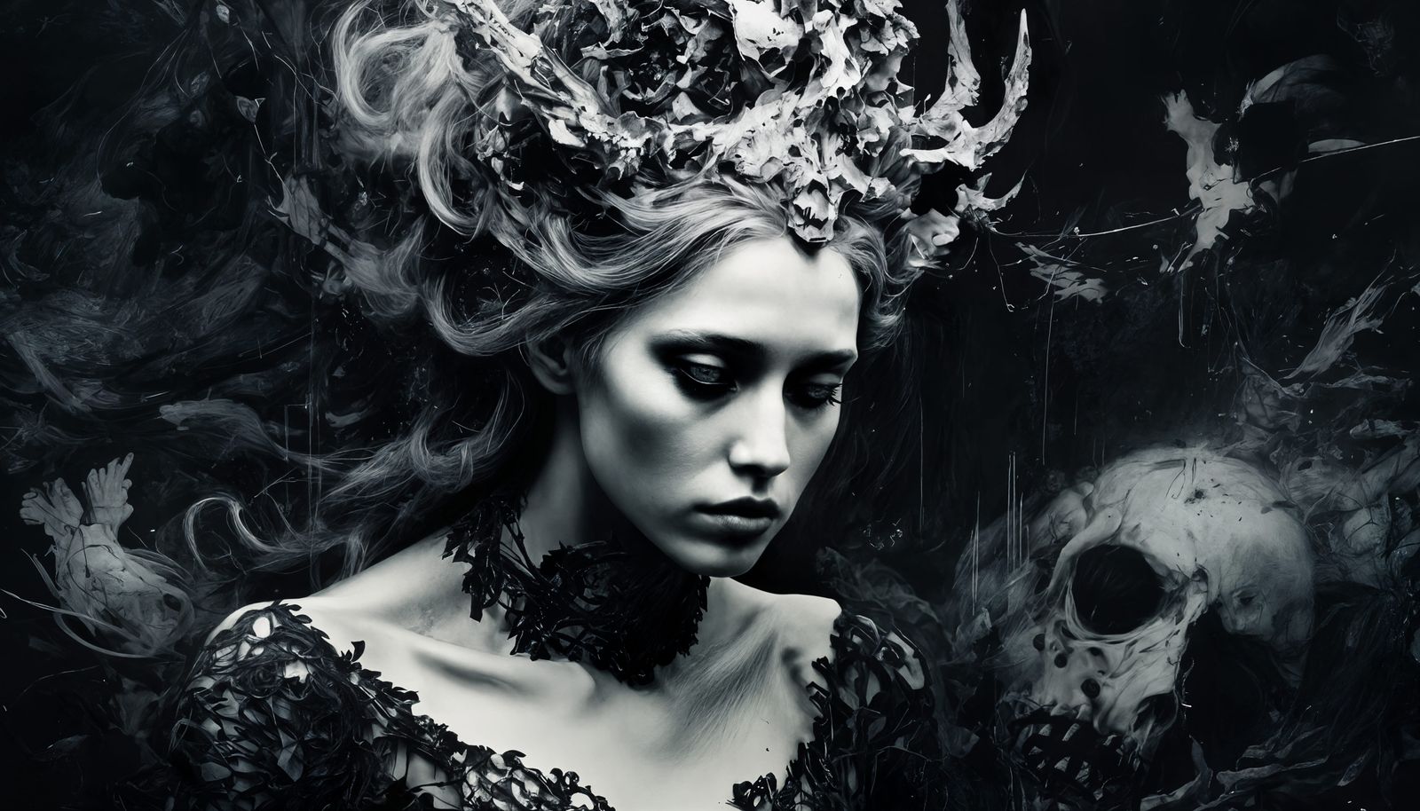Forlorn Princess: A Photographic Everdream in Black and Whit...