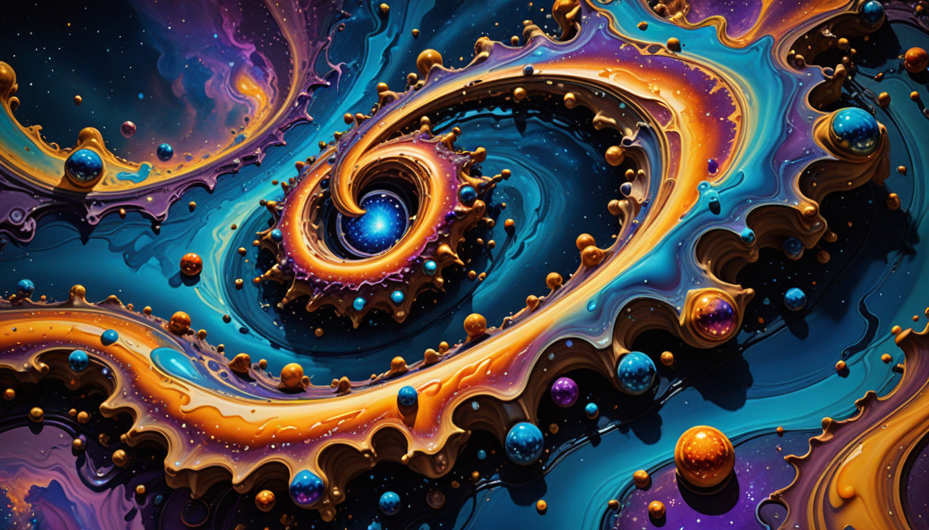 Ethereal Star Clusters in Vibrant Cosmic Dreamscapes