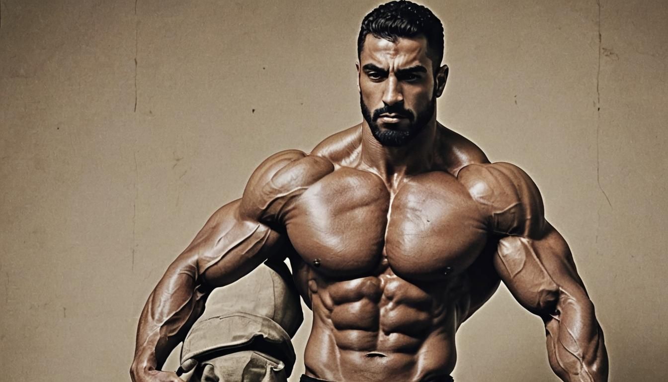 Alpha Arab Bodybuilder: A Scene of Worship