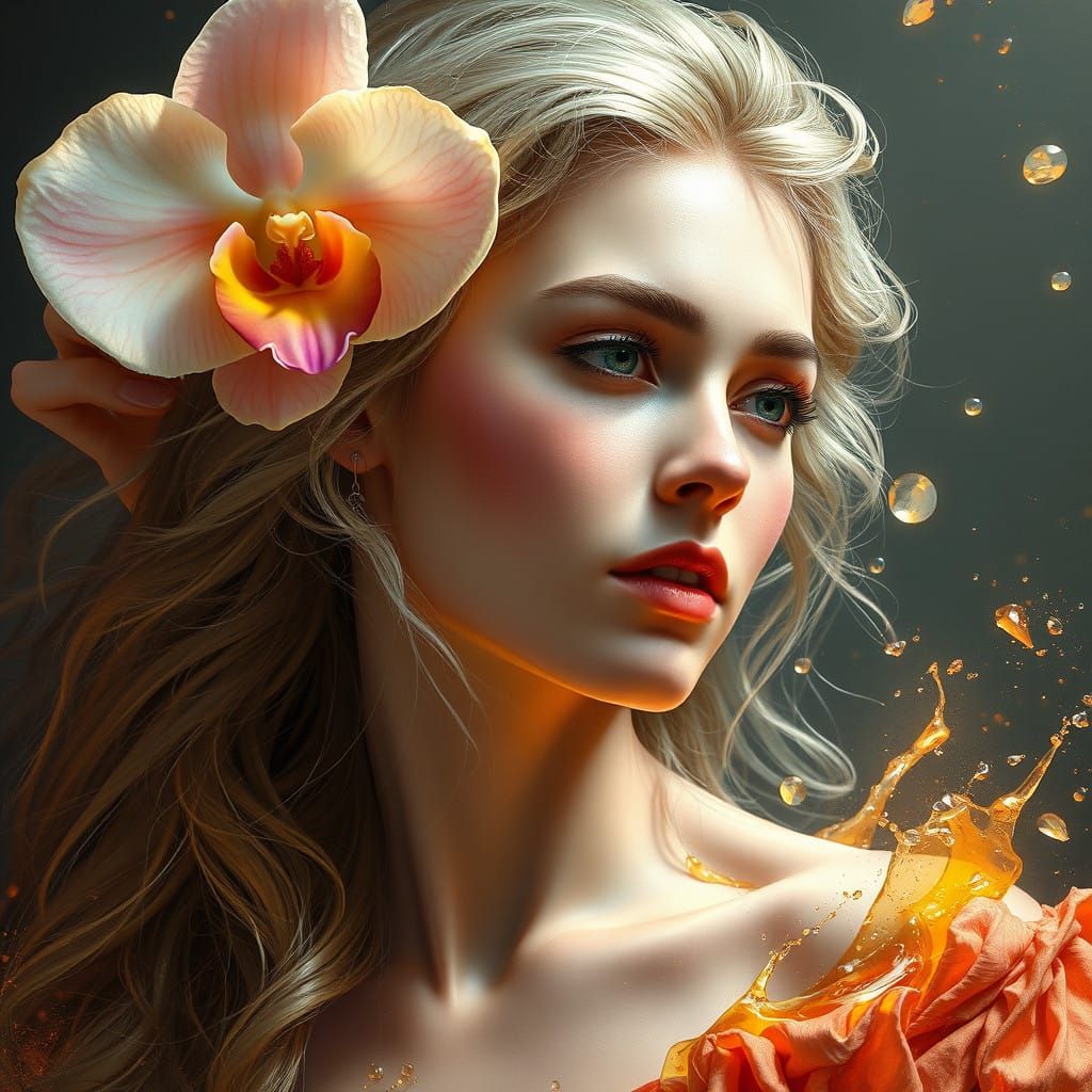 Enchanted Odyssey Sorceress in Ethereal Glow