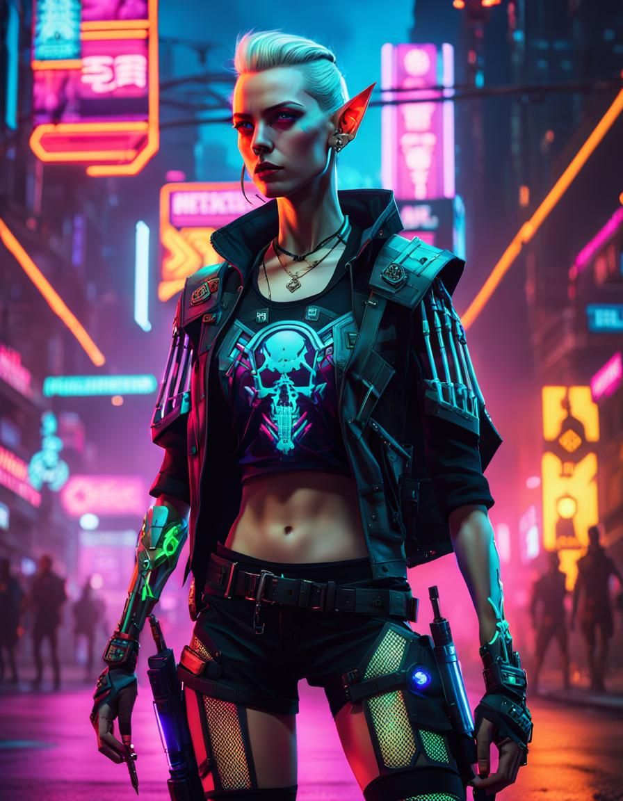 Cyberpunk Elf