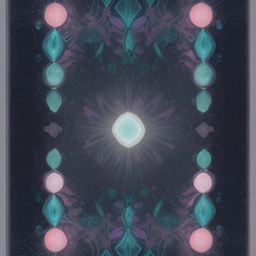 Bioluminescent Optical Illusion in Pastel Precisionism