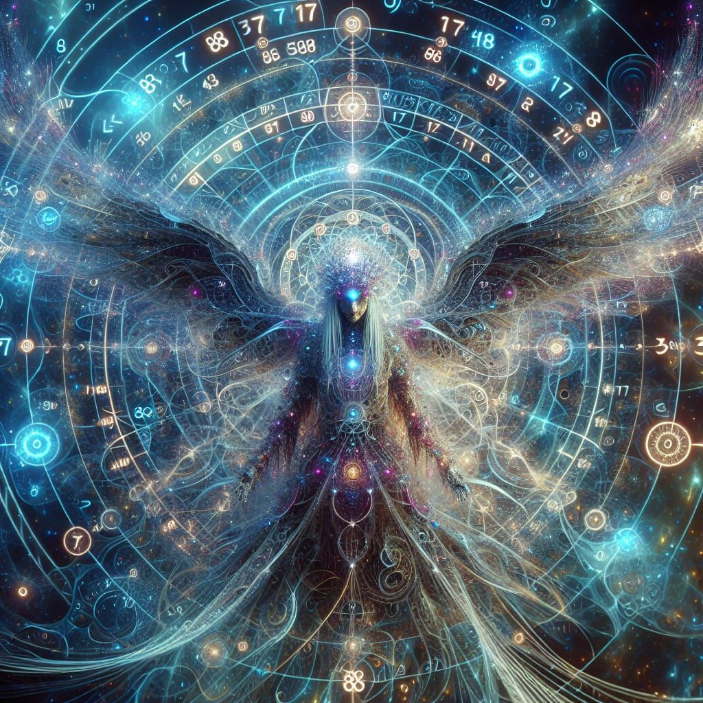 Cosmic Weaver Embodies Celestial Harmony