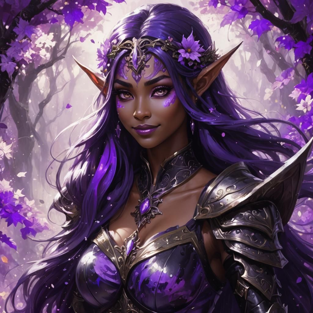 Elf in Purple 3