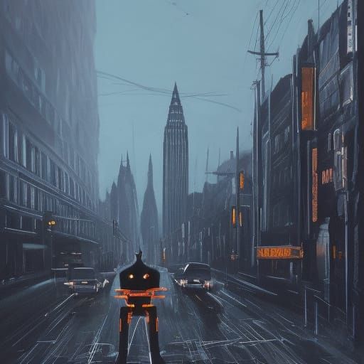 Mysterious Figure Emerges from Midnight Hush