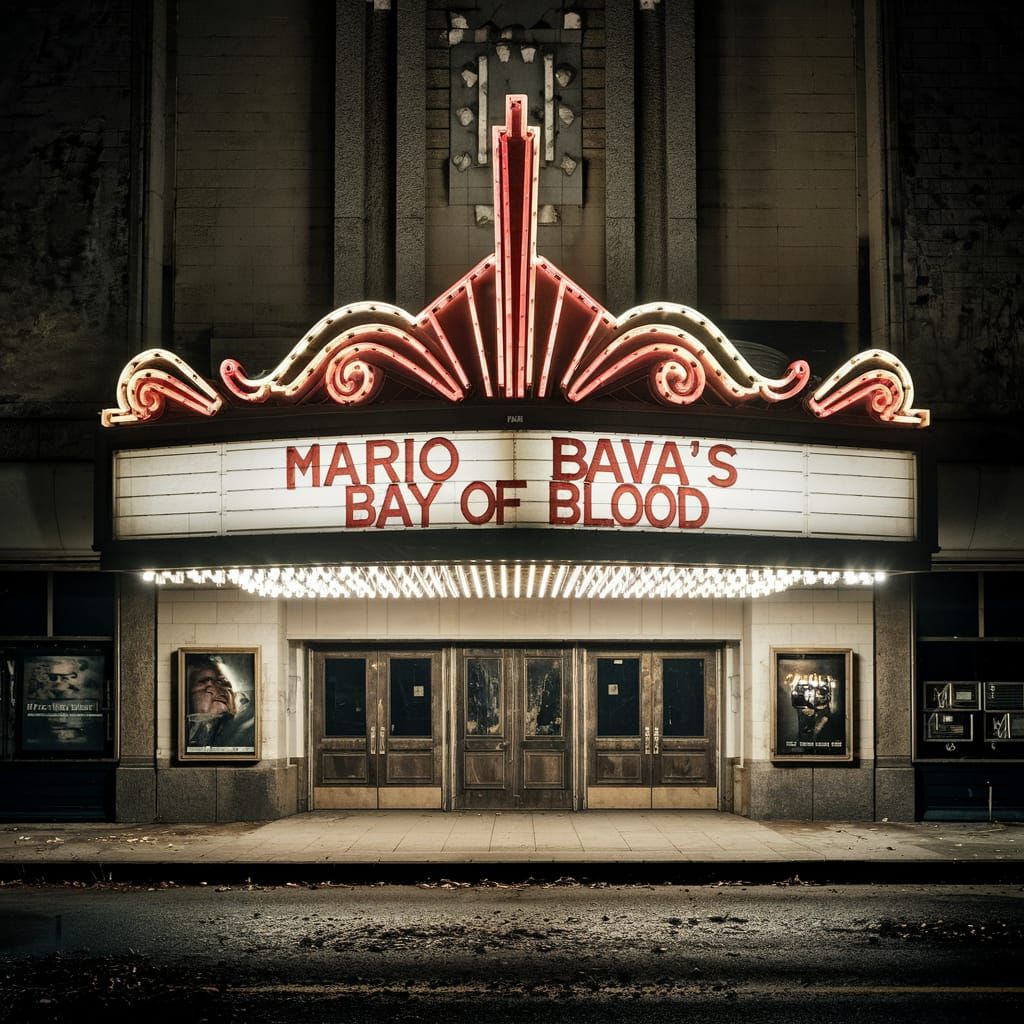 Abandoned Movie Theater Showing Bay of Blood