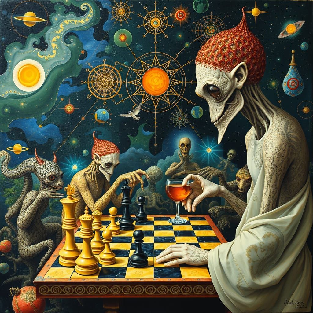 Psychedelic Utopia: Sacred Geometry and Bizarre Chess