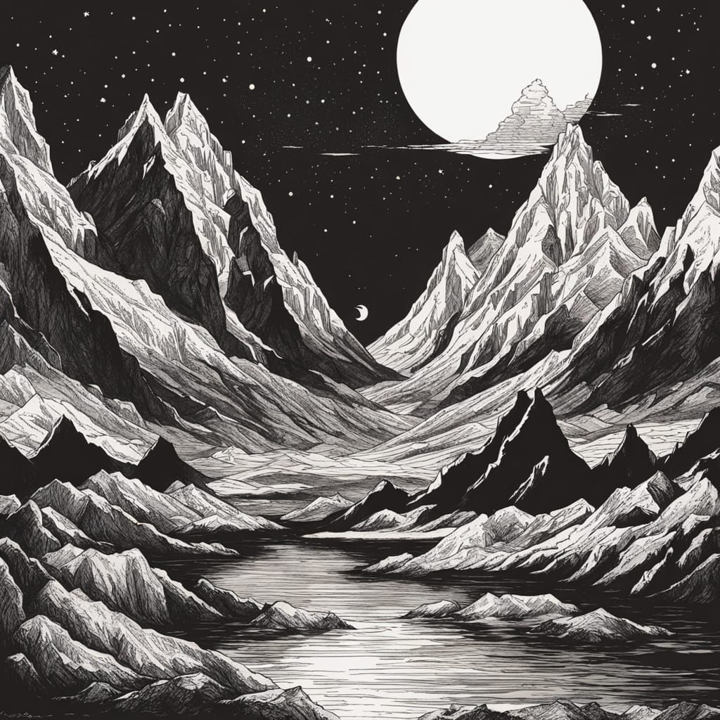 Cosmic Landscape and Seven Seas in Dramatic Style