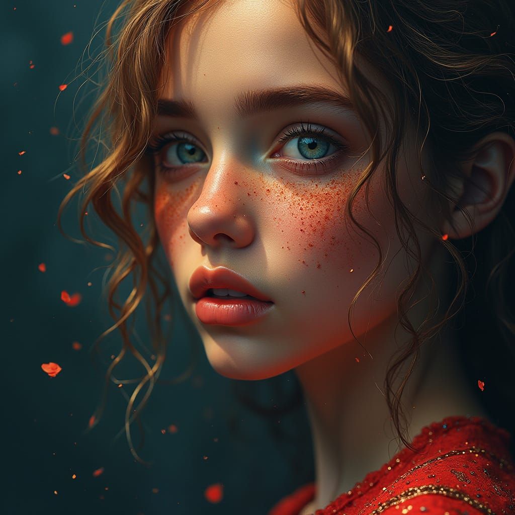 Epic Astral Goddess in Cosmic Digital Art