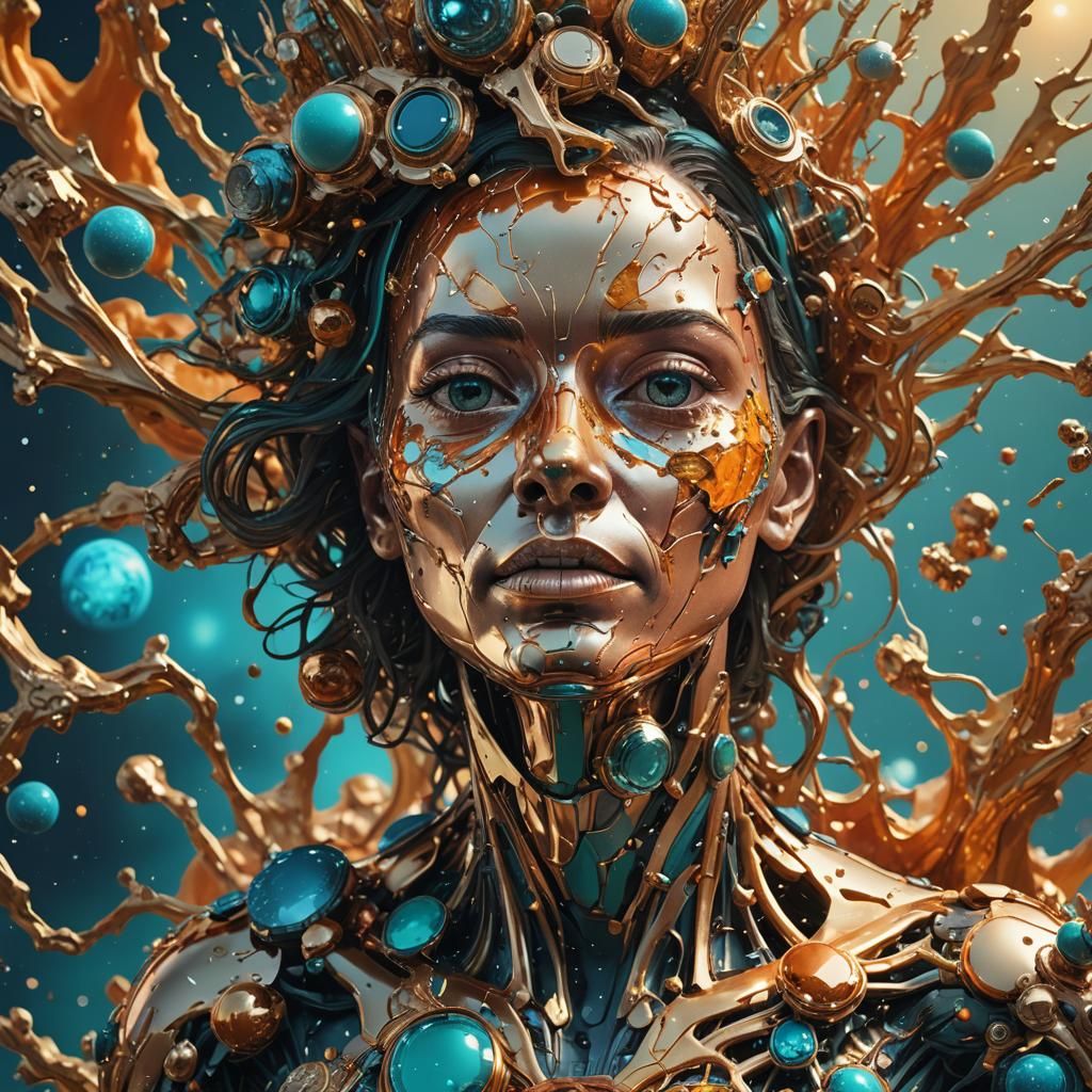 Life-Giving Cross: Hyperrealistic Concept Art