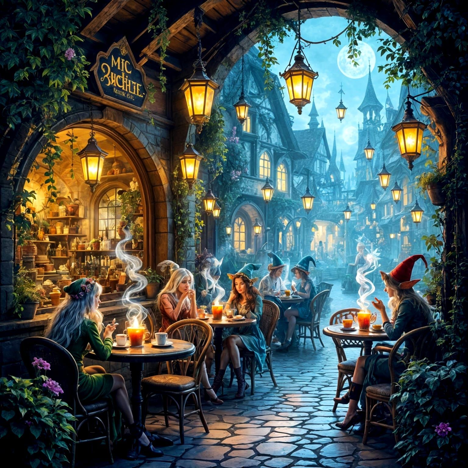 Enchanted cafe.