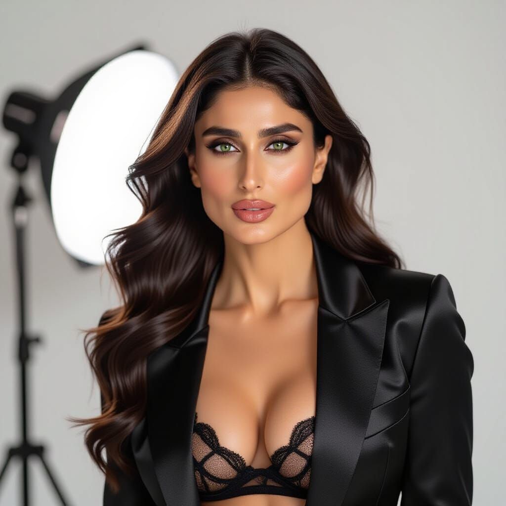 Kareena Kapoor Lookalike in High-Fashion Photo