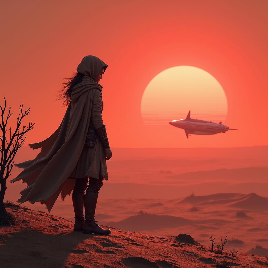 Crimson Desert Voyage on Planet S: Fantasy Concept Art