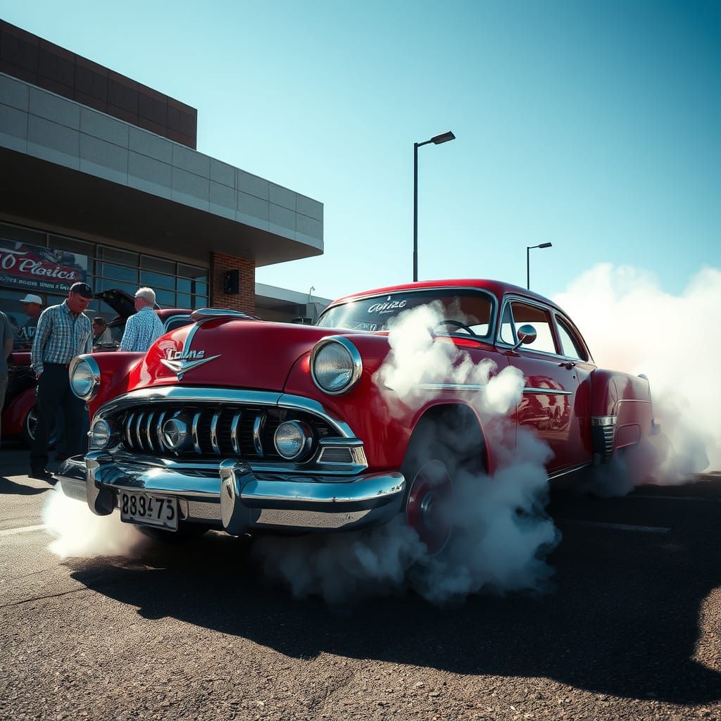 Cyberpunk Chrome Abstraction