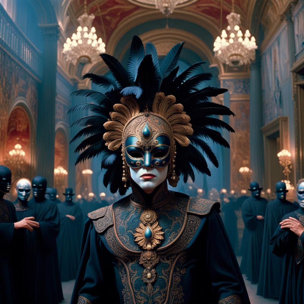 Masked Ball: A Cinematic Digital Painting