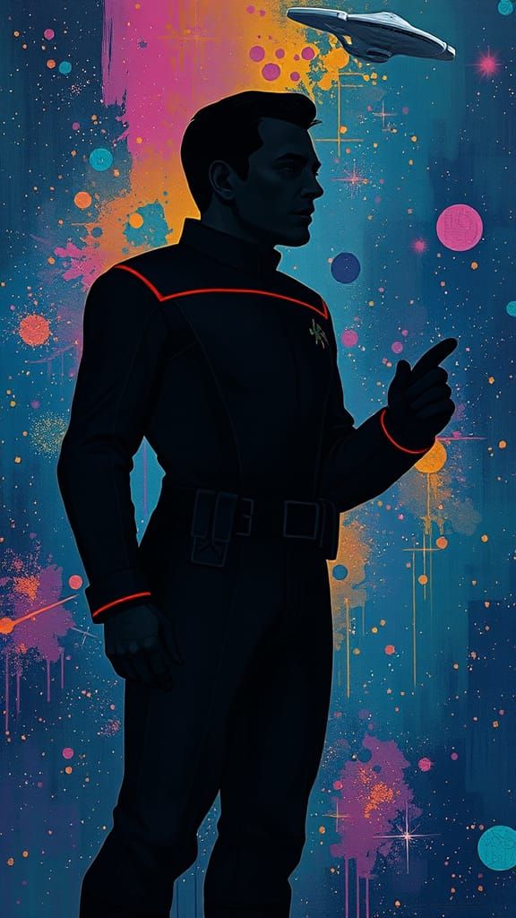 Kim Possible Starfleet Officer in Translucent Surrealism