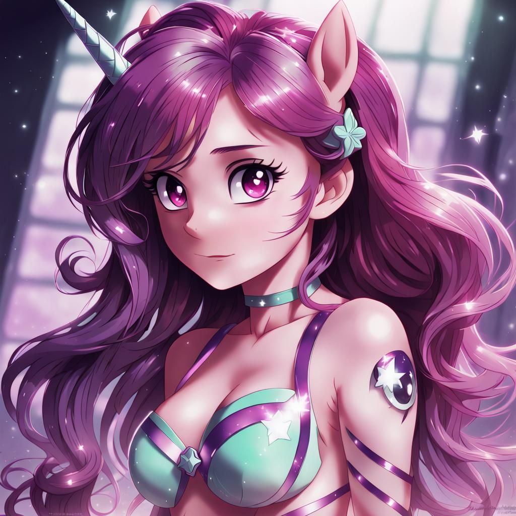 Starlight Glimmer: Anime-Style My Little Pony Unicorn
