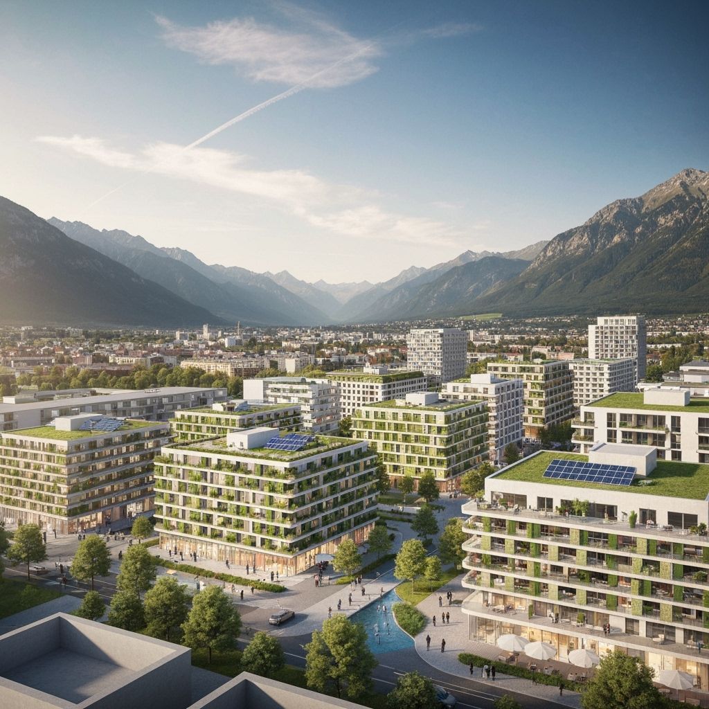 Sustainable City in Innsbruck: A Photorealistic Vision