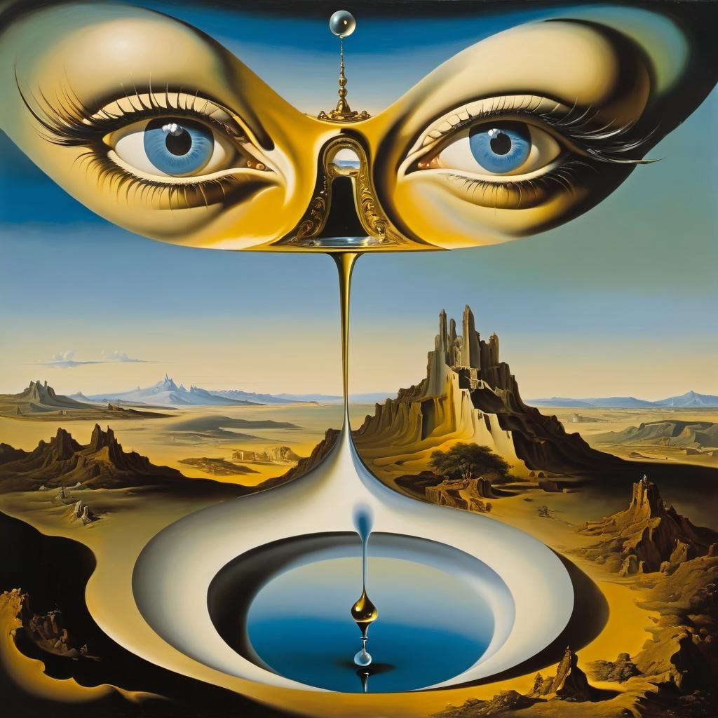 Surreal Melting Clock Inspired by Salvador Dali