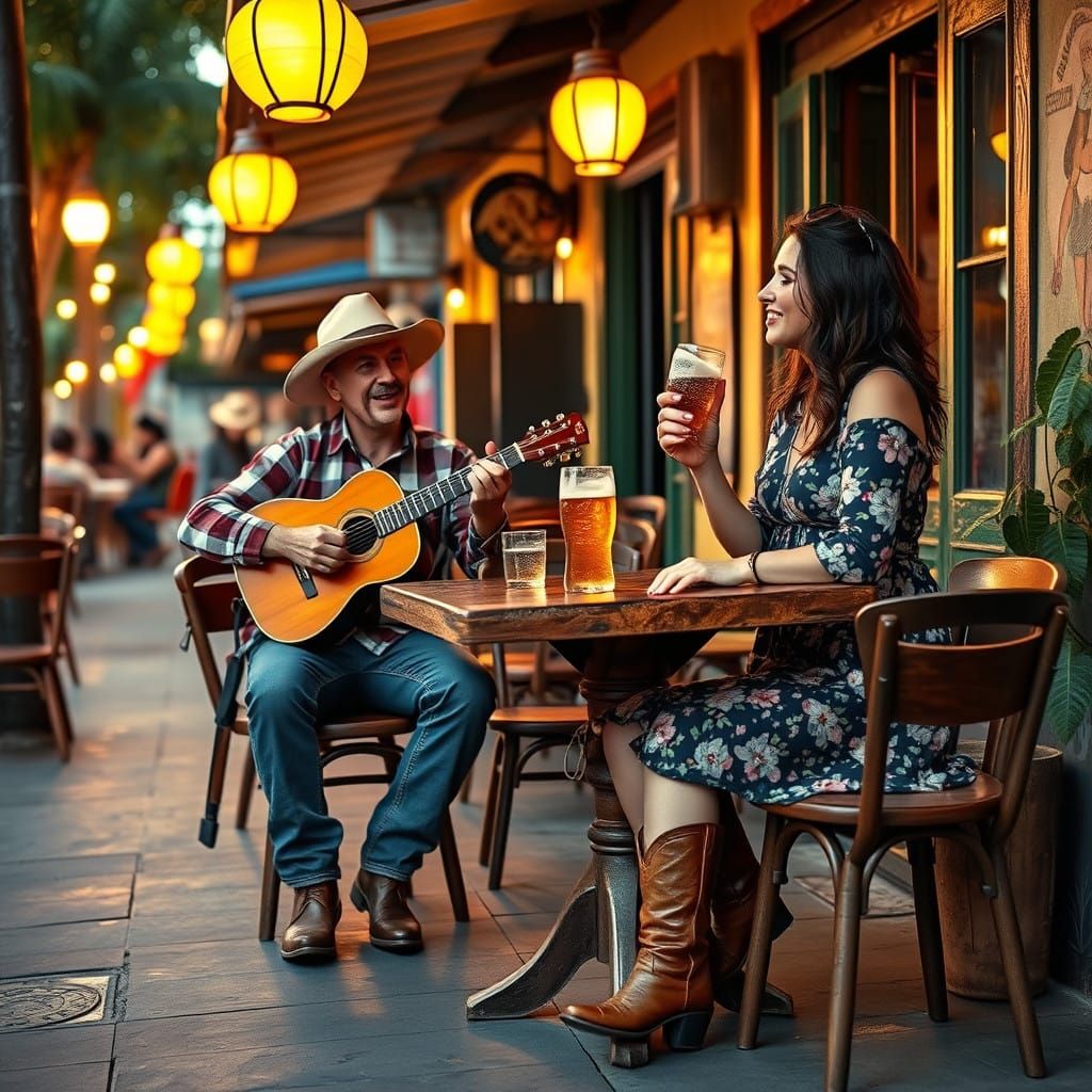 Warm Brazilian Evening in Sertanejo Style