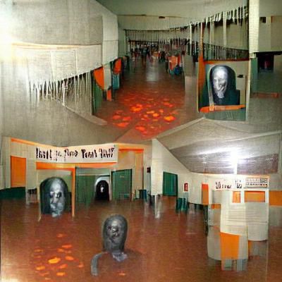 Hall of Tortured Souls: Gothic Horror Scene