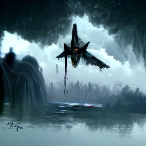 Military Jet Soars Through Stormy Skies