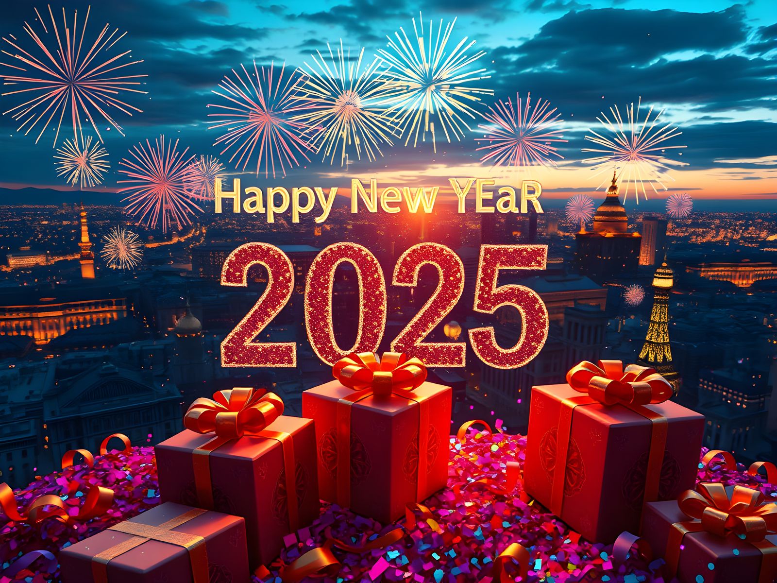 Happy New Year 2025: Detailed Fantasy Concept Art
