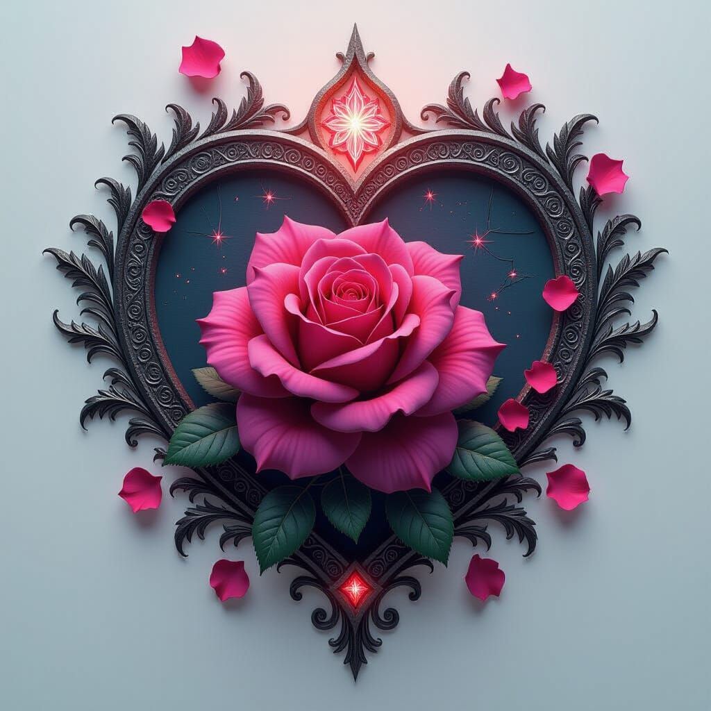 Fantastical Valentine's Curse Matte Painting