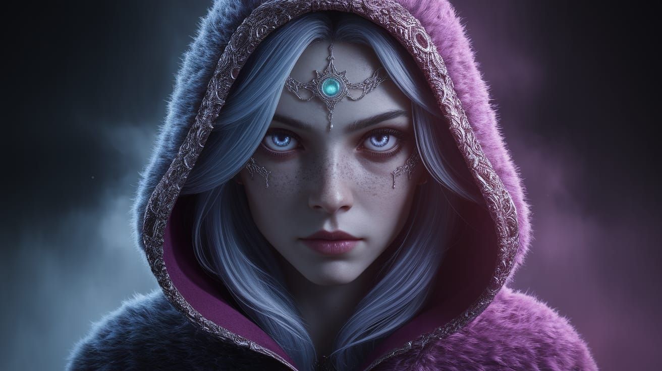 Stargazer Elyara Hears Dying Stars in Moonlight Cloak