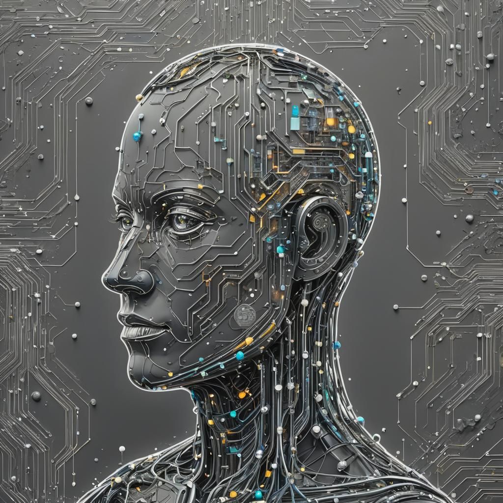 Global AI Network: Earth in Graffiti Art Style