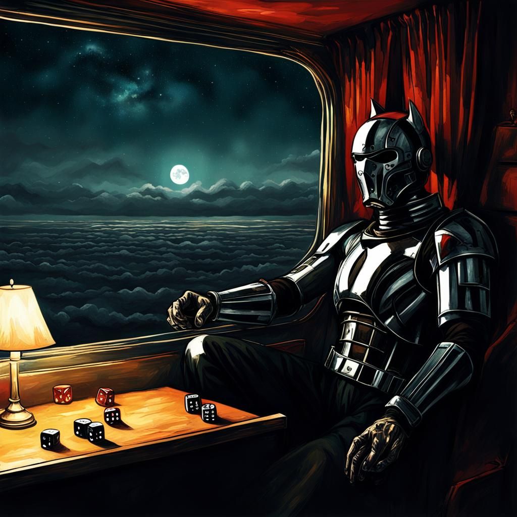 Surreal Summer Night Dreamscape in Impressionist Style