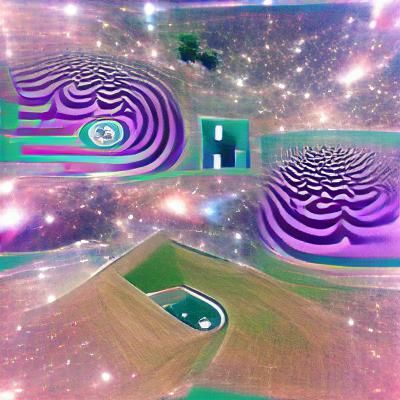 Hypnotic Space Fields of Swirling Color
