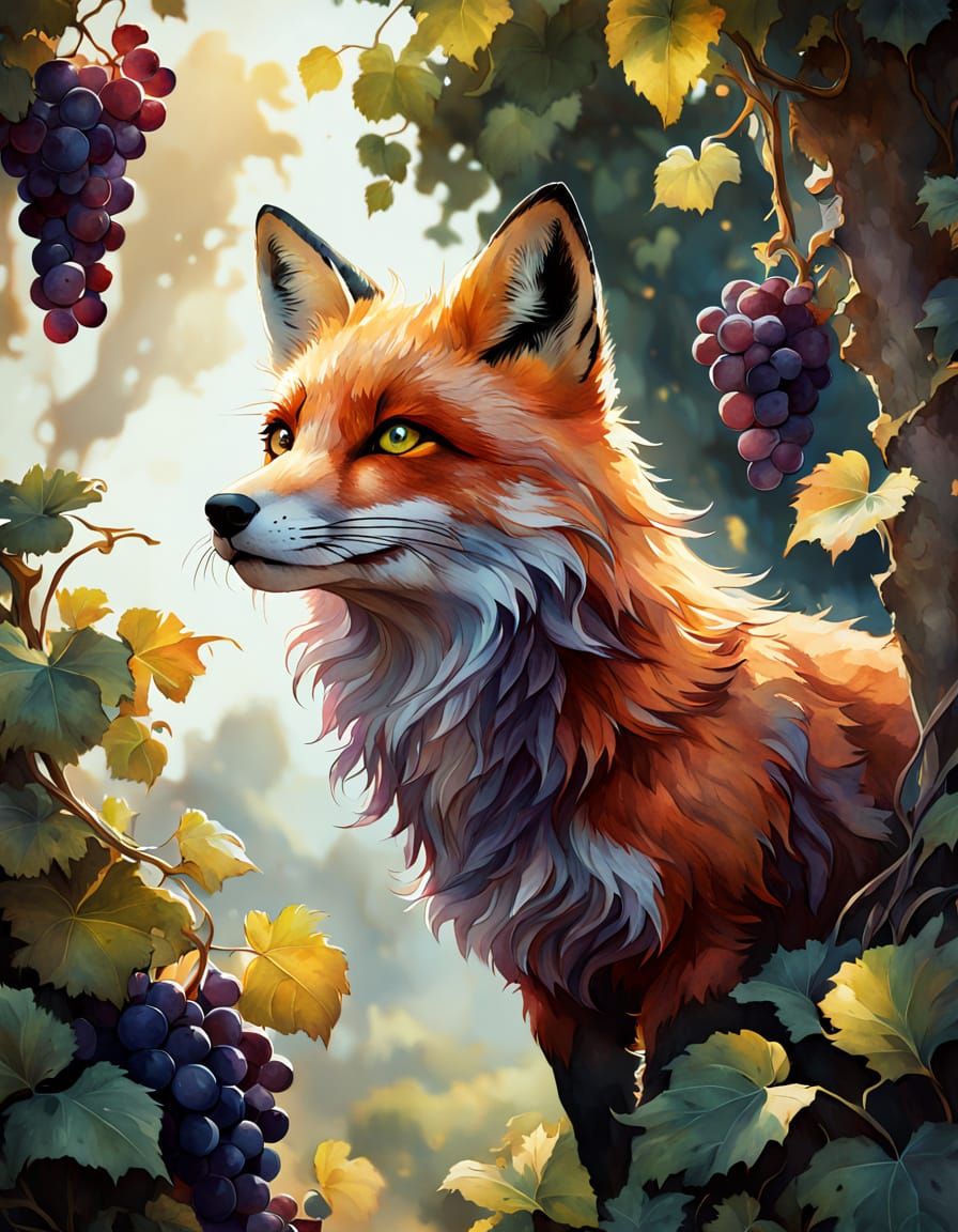The fox and the grapes