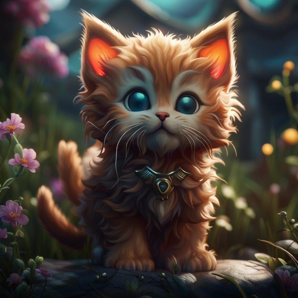 Cute Innocent Kitten