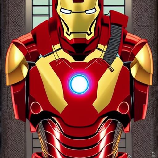 Iron Man Comic Book Art by Mark Brooks