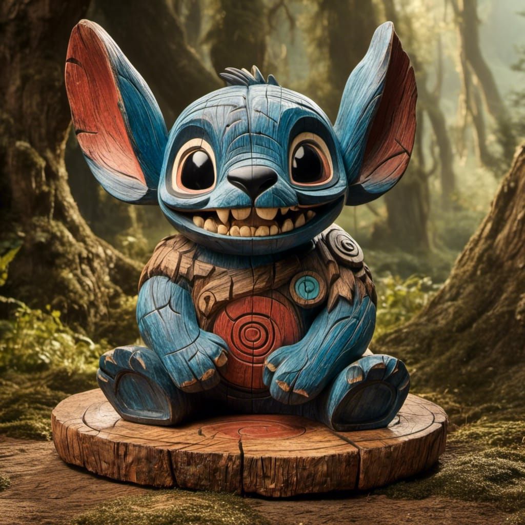 Stitch in Pacific Northwest Landscape