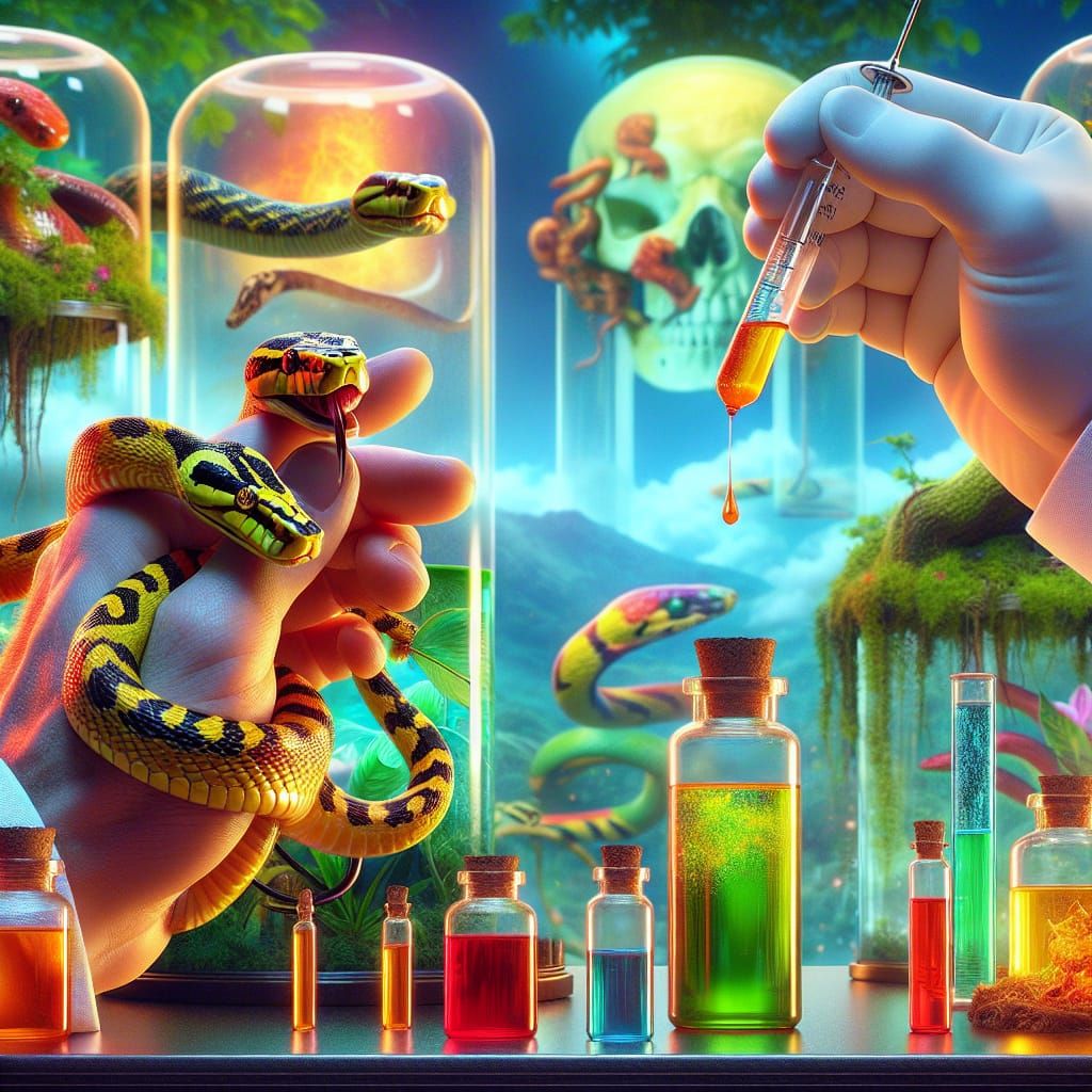 Unconventional Occupation: Snake Venom Collector