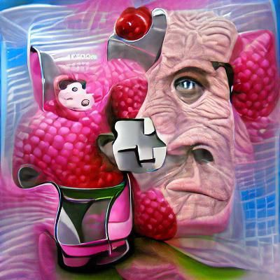 Cubist Portrait Evokes Nostalgia in Mixed Media